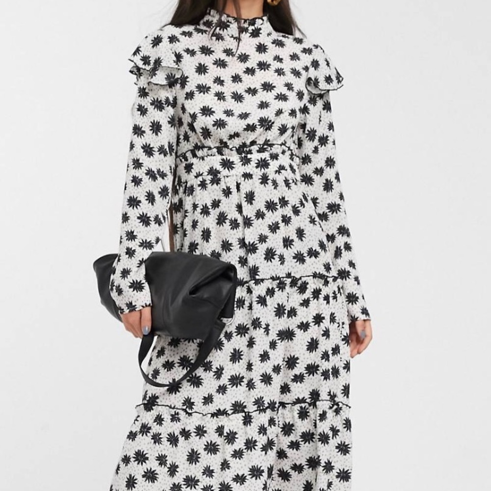 Tiered Midaxi Prairie Dress